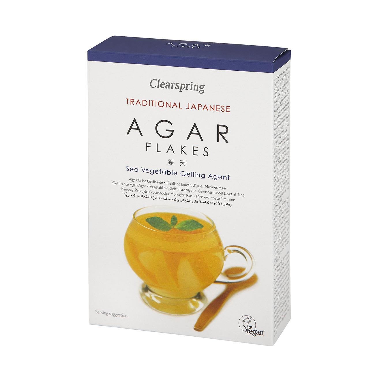 Agar Flakes Sea Vegetables Gelling Agent 30g BBE 06.2025 - Clearspring - Clearspring