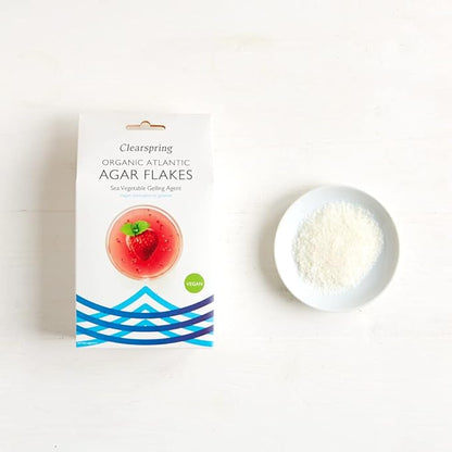 Agar Flakes Sea Vegetables Gelling Agent 30g - Clearspring - Sea Vegetables Gelling Agent - Eco Natural Products