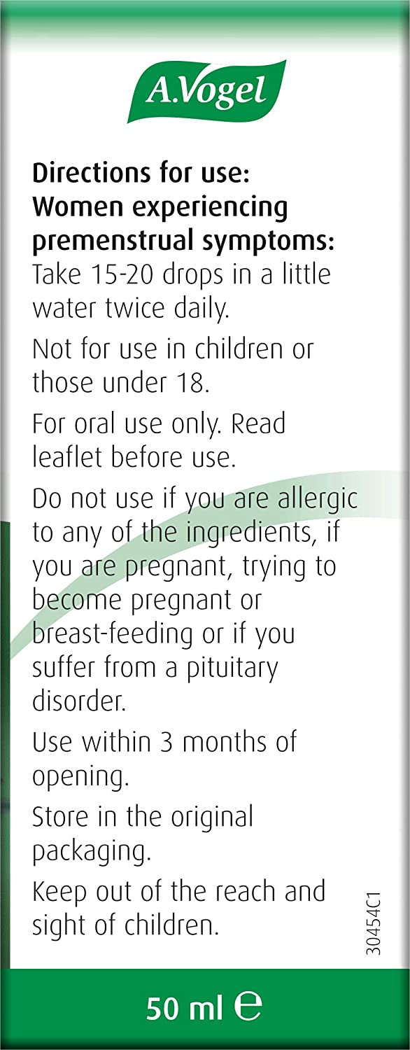 Agnus Castus Tincture Drops 50ml - A. Vogel - Herbal Supplements - Eco Natural Products