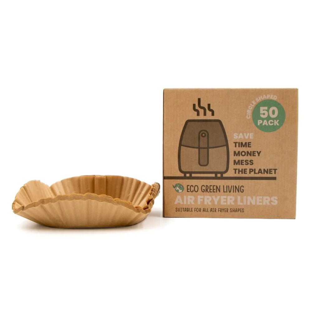Air Fryer Liners 50pcs - Eco Green Living - Deep Fryer Accessories - Eco Green Living