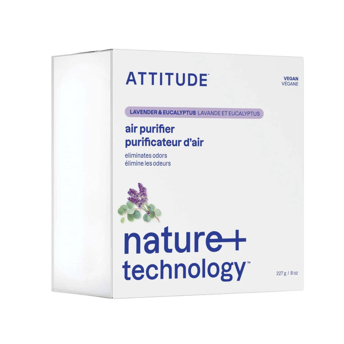 Air Purifier Eucalyptus & Lavender 227g - Attitude - Room Fragrance - Attitude