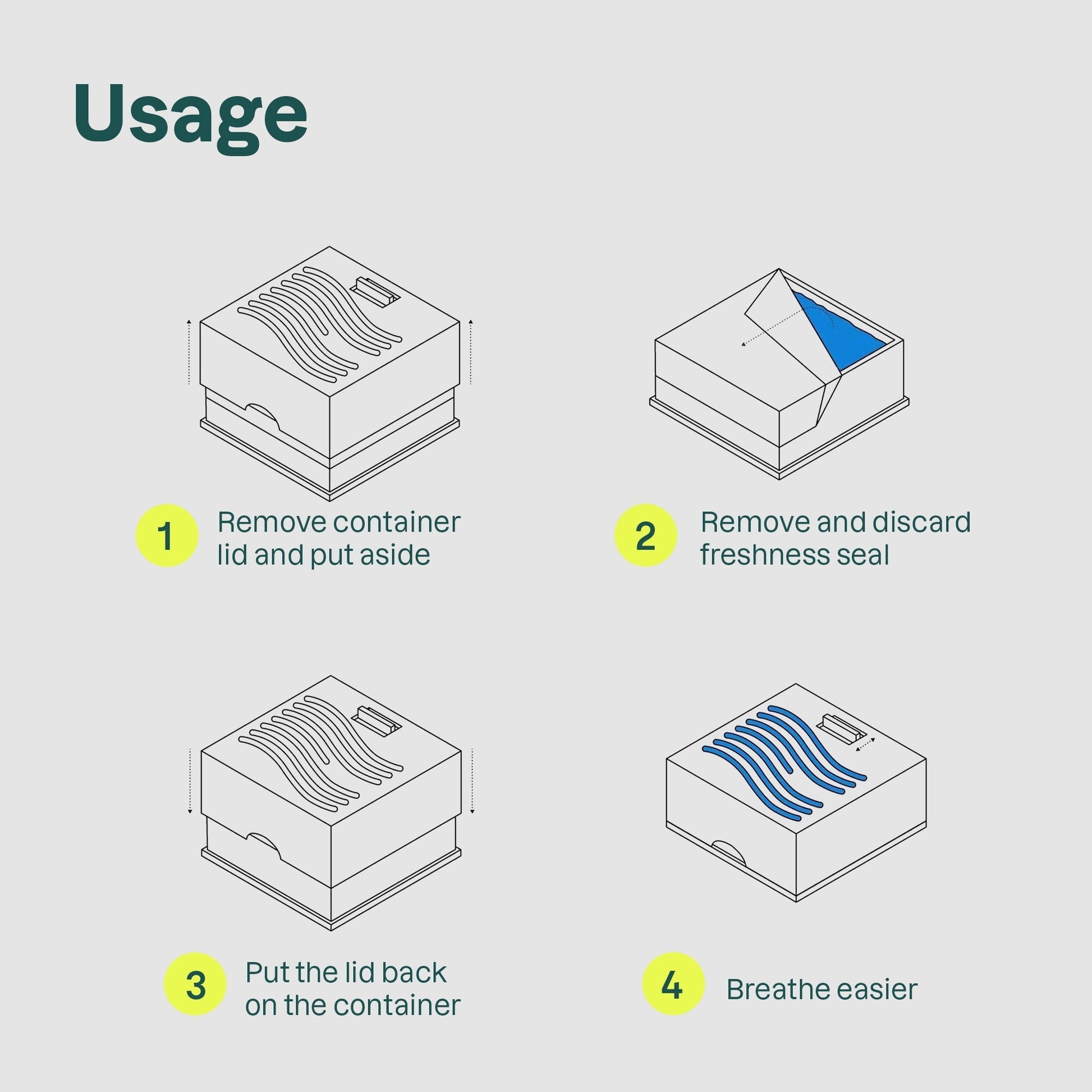 Air Purifier Green Apple & Basil 227g - Attitude - Air Spray - Eco Natural Products