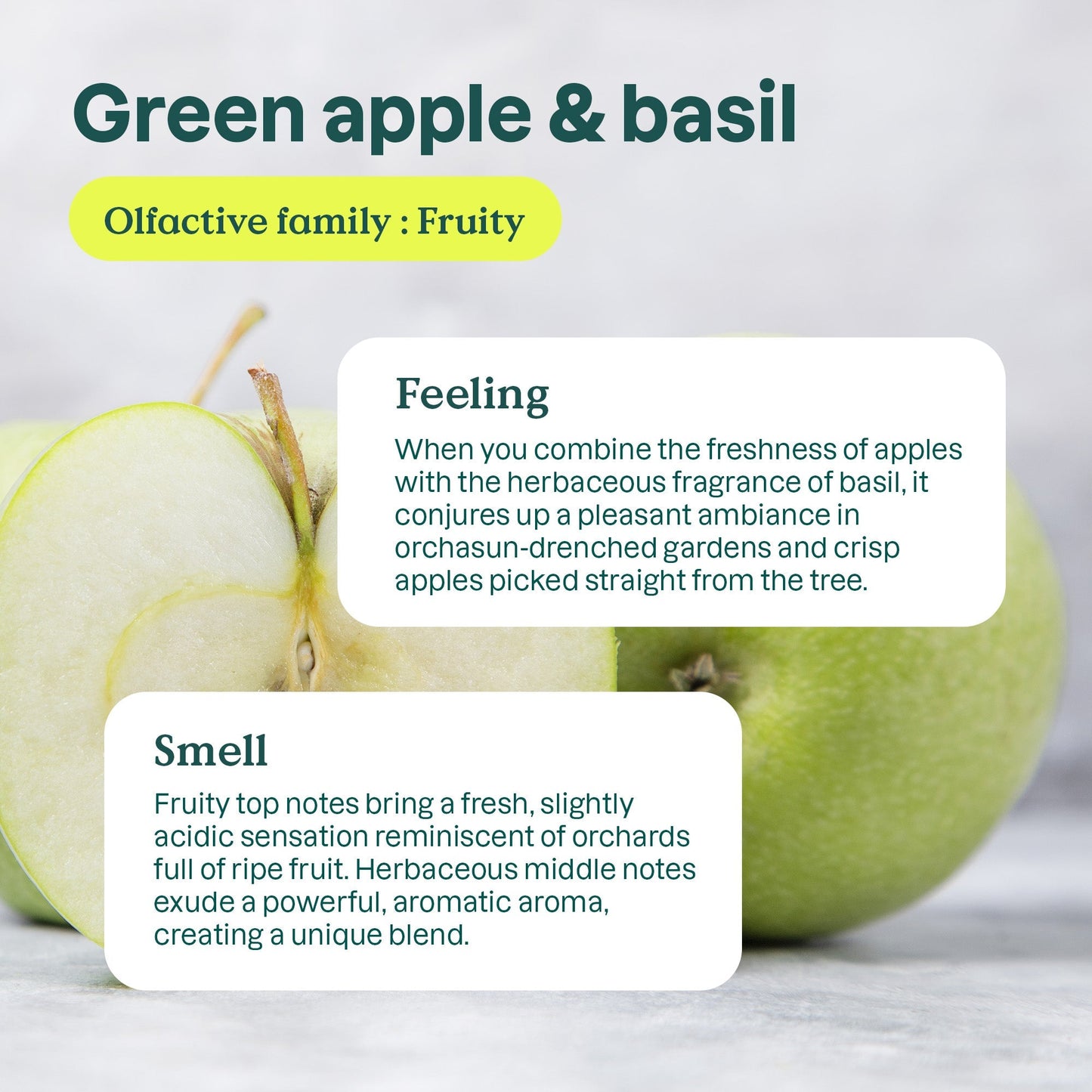 Air Purifier Green Apple & Basil 227g - Attitude - Air Spray - Eco Natural Products