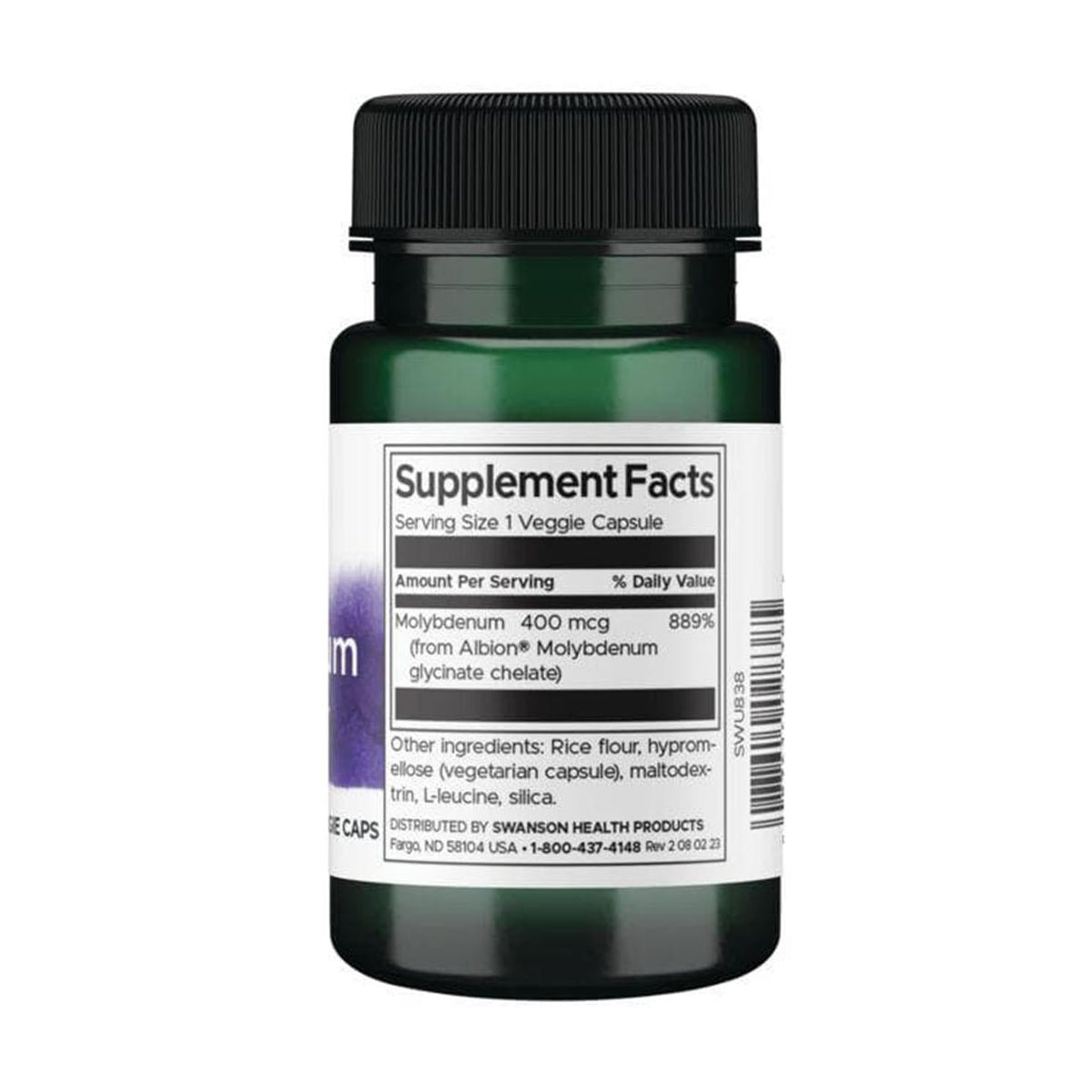 Albion Molybdenum 400mcg 60 vcaps - Swanson - Supplement - Eco Natural Products