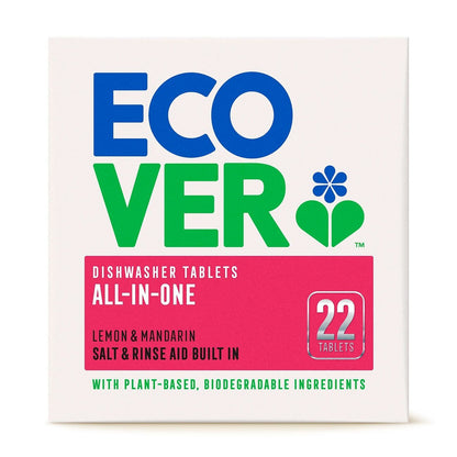 All - in - one Dishwasher 22 Tablets - Ecover - Dishwasher Tablets - Eco Natural Products