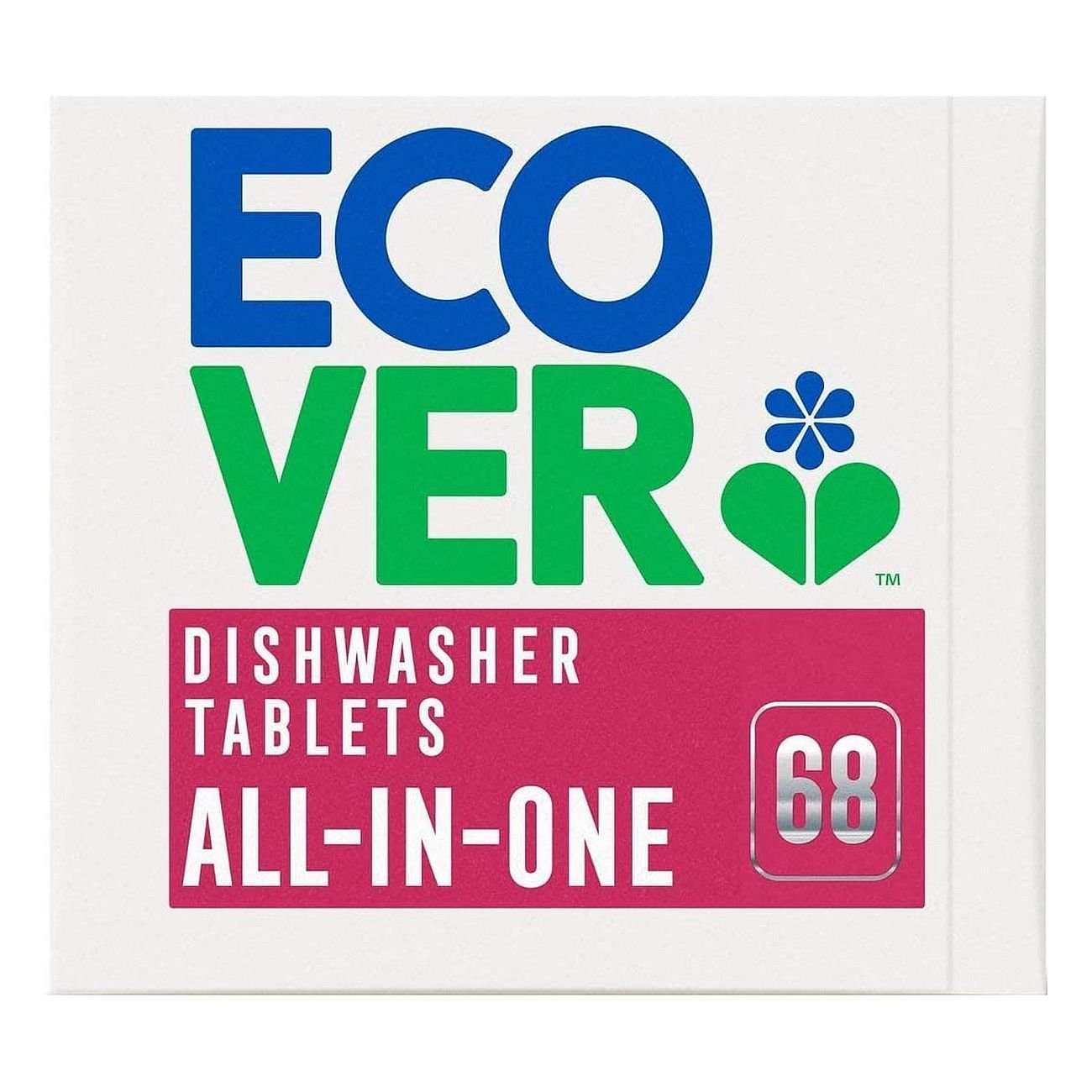 All - in - one Dishwasher 68 Tablets - Eco Natural Products - Ecover - Dishwasher Tablets