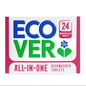 All in One New Plastic Free Dishwasher Tablets 24 tablets - Ecover - Dishwasher tablets - Eco Natural Products