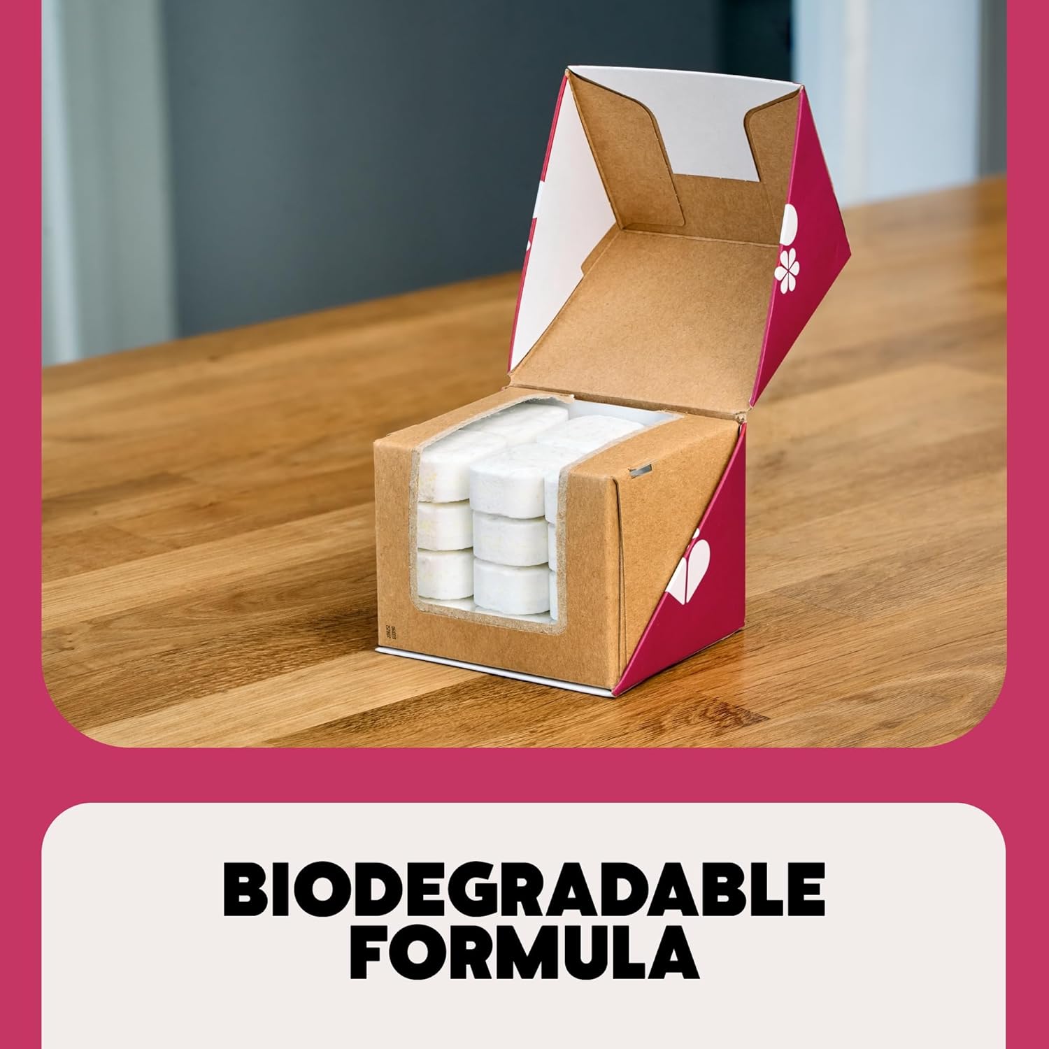 All in One New Plastic Free Dishwasher Tablets 24's - Ecover - Dish Detergent & Soap - Eco Natural Products