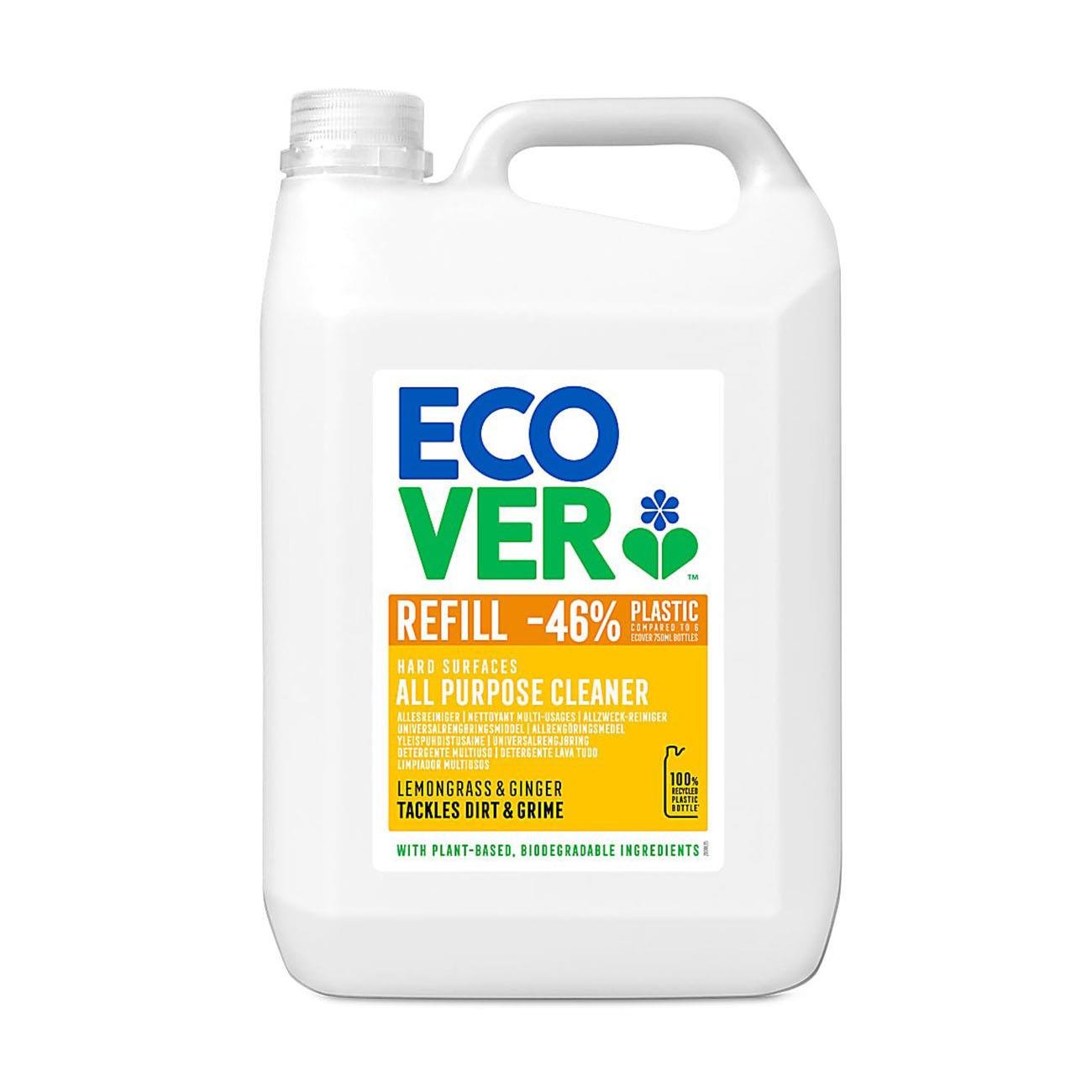 All - Purpose Lemongrass and Ginger Cleaner 5L - Ecover - Cleaner - Eco Natural Products