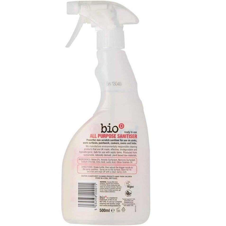 All Purpose Sanitiser Spray 500ml - Bio - D - All - Purpose Cleaners - Eco Natural Products