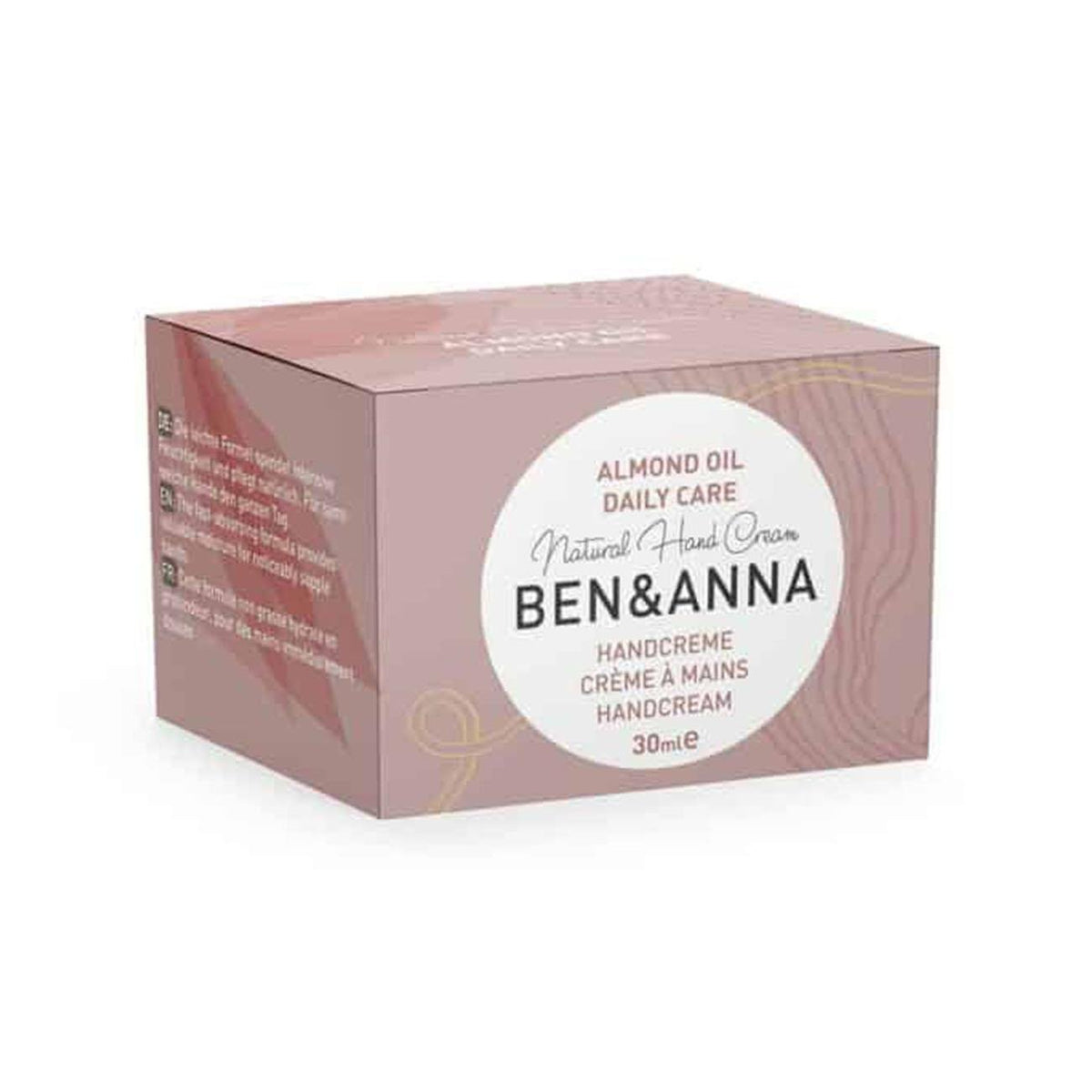 Almond Daily Care Hand Cream 30ml - Ben & Anna - Hand cream - Eco Natural Products