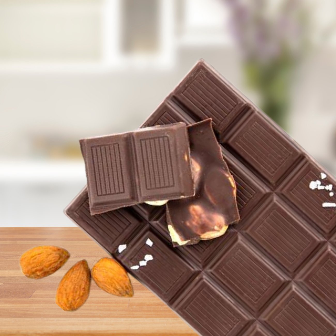 Almond Dark Chocolate Bar 100g - Equal Exchange - Chocolate - Eco Natural Products