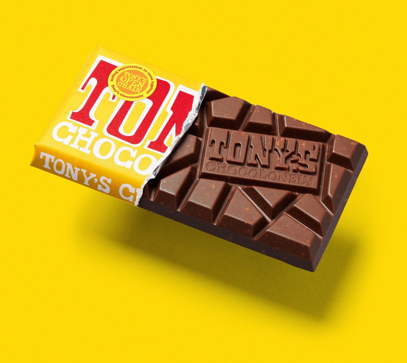 Almond Honey Nougat Milk Chocolate Bar 180g - Eco Natural Products - Tony's Chocolonely - Chocolate Bar