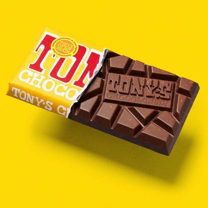 Almond Honey Nougat Milk Chocolate Bar 180g - Tony's Chocolonely - Chocolate Bar - Eco Natural Products