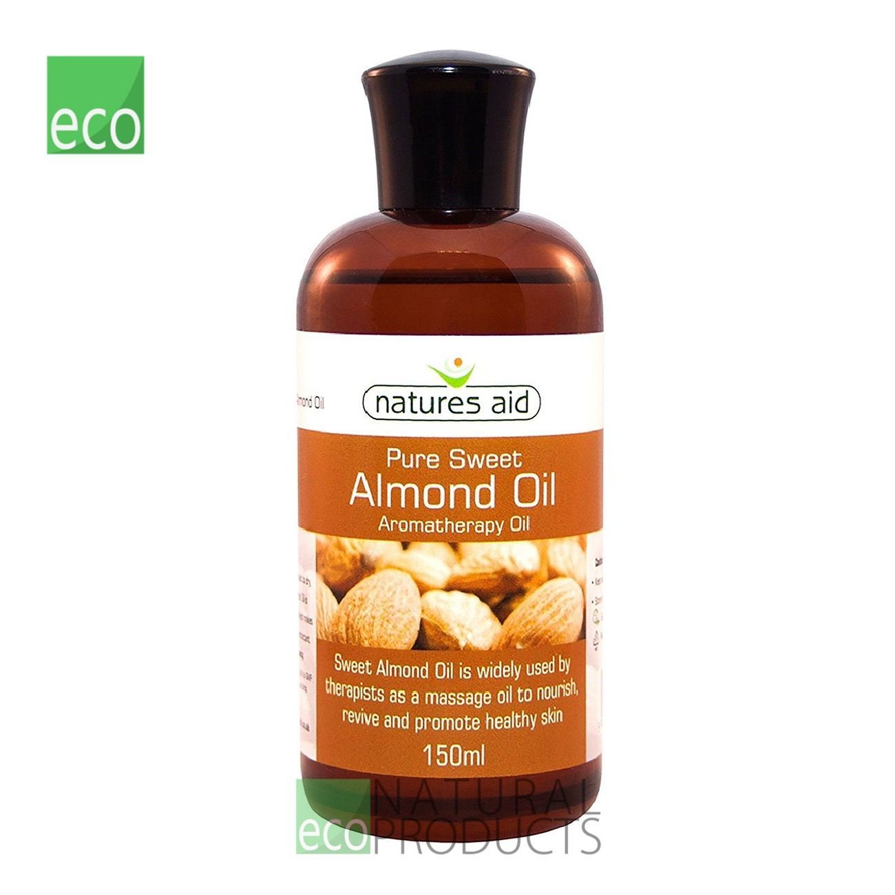 Almond Oil 150ml Exp.04.2024 - Eco Natural Products - Natures Aid - Beauty Oil