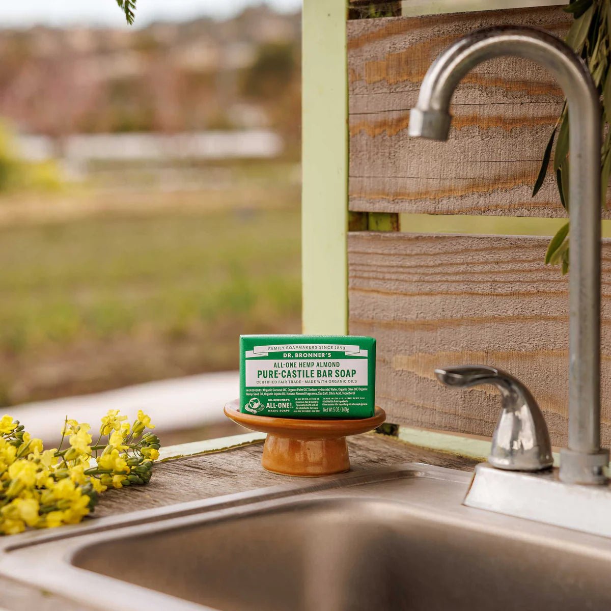 Almond Pure - Castile Bar Soap 140g - Dr. Bronner - Bar Soap - Eco Natural Products
