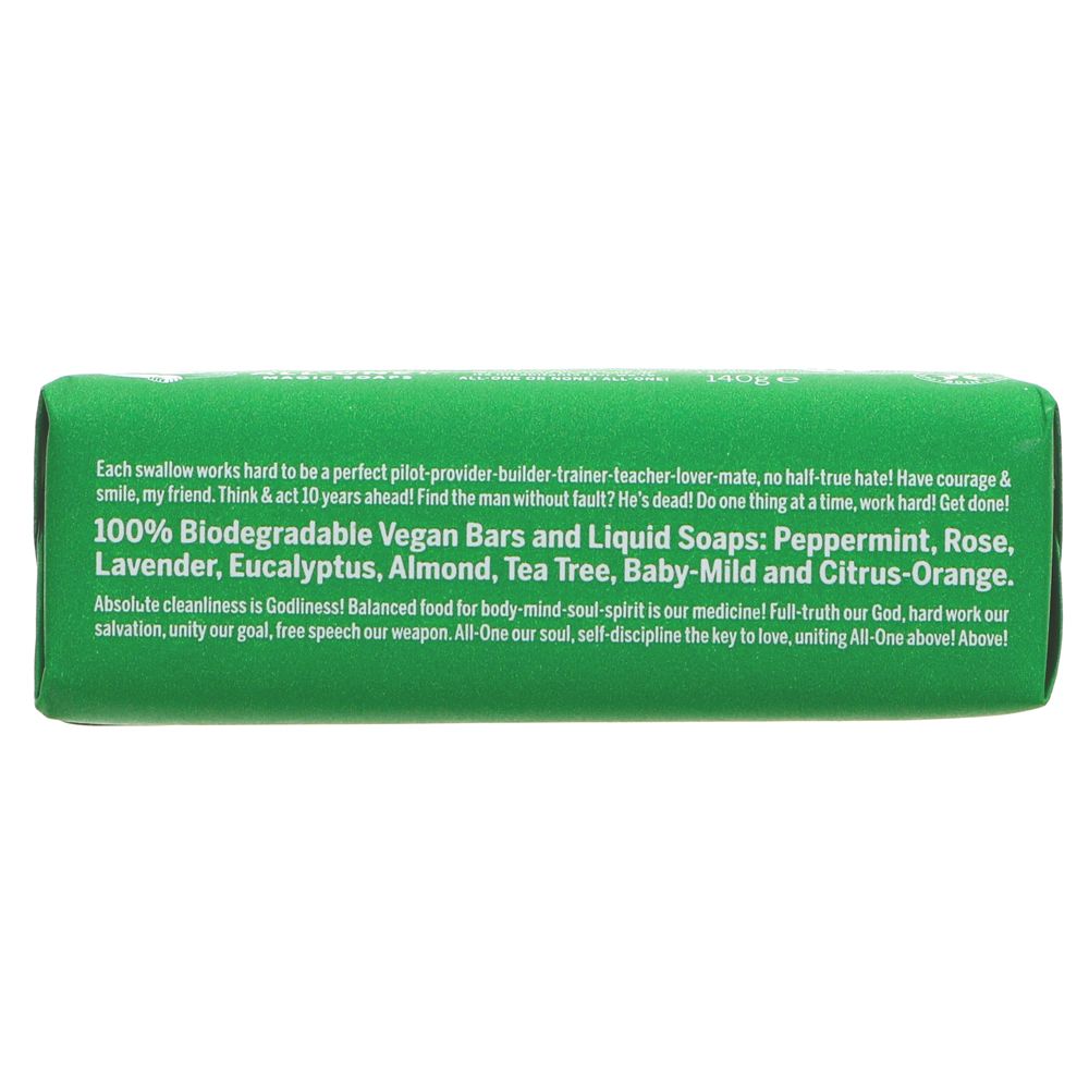 Almond Pure - Castile Bar Soap 140g - Dr. Bronner - Bar Soap - Eco Natural Products