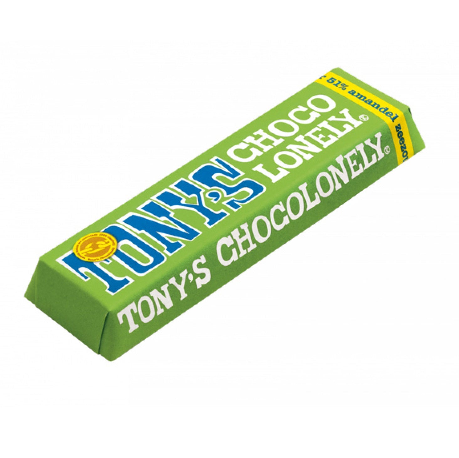 Almond Sea Salt Dark Chocolate Small Bars 47g - Eco Natural Products - Tony's Chocolonely - Chocolate Bar