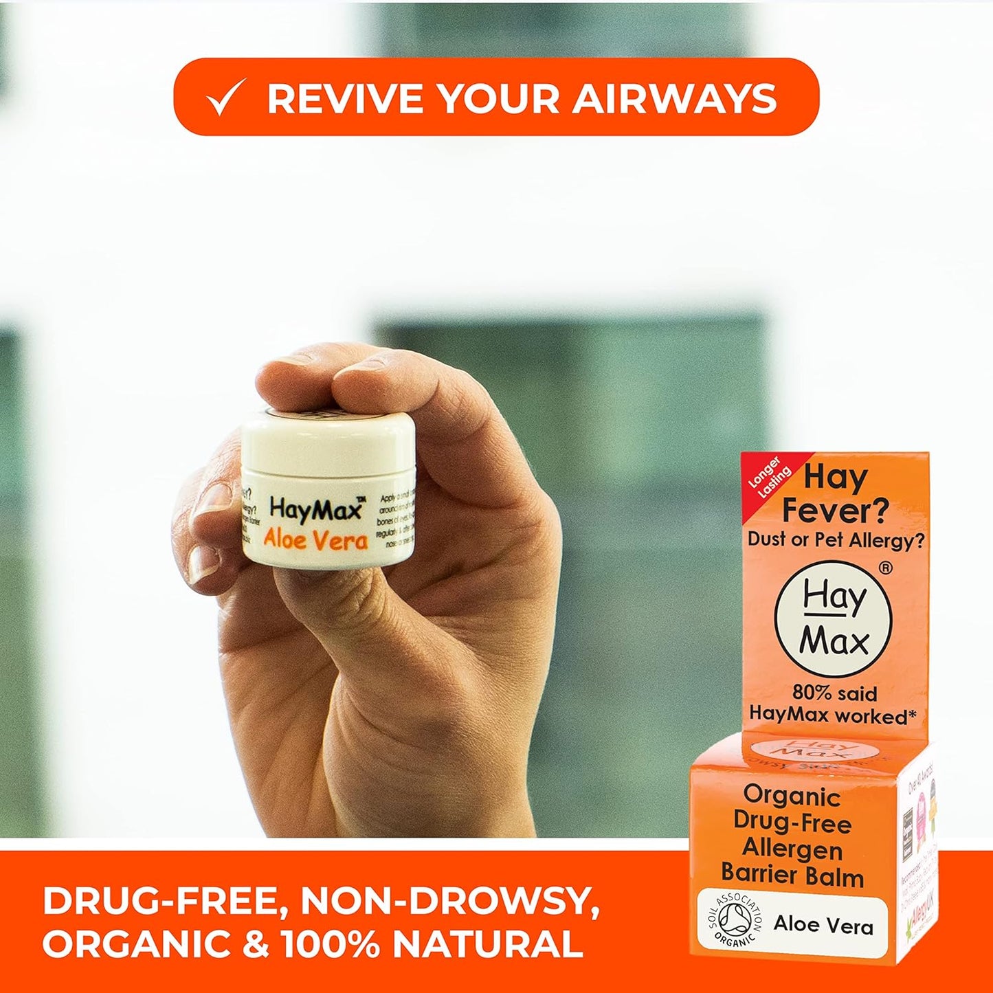 Aloe Vera Allergen Barrier Balm 5ml - HayMax - Barrier Balm - Eco Natural Products