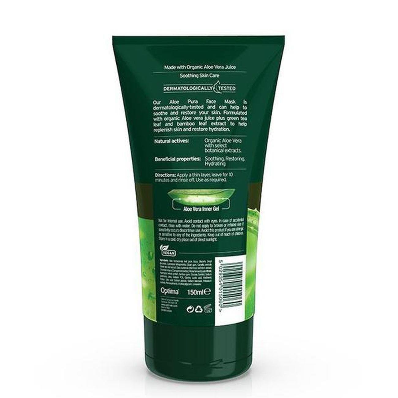 Aloe Vera Face Mask 150ml - Eco Natural Products - Aloe Pura - Face Mask