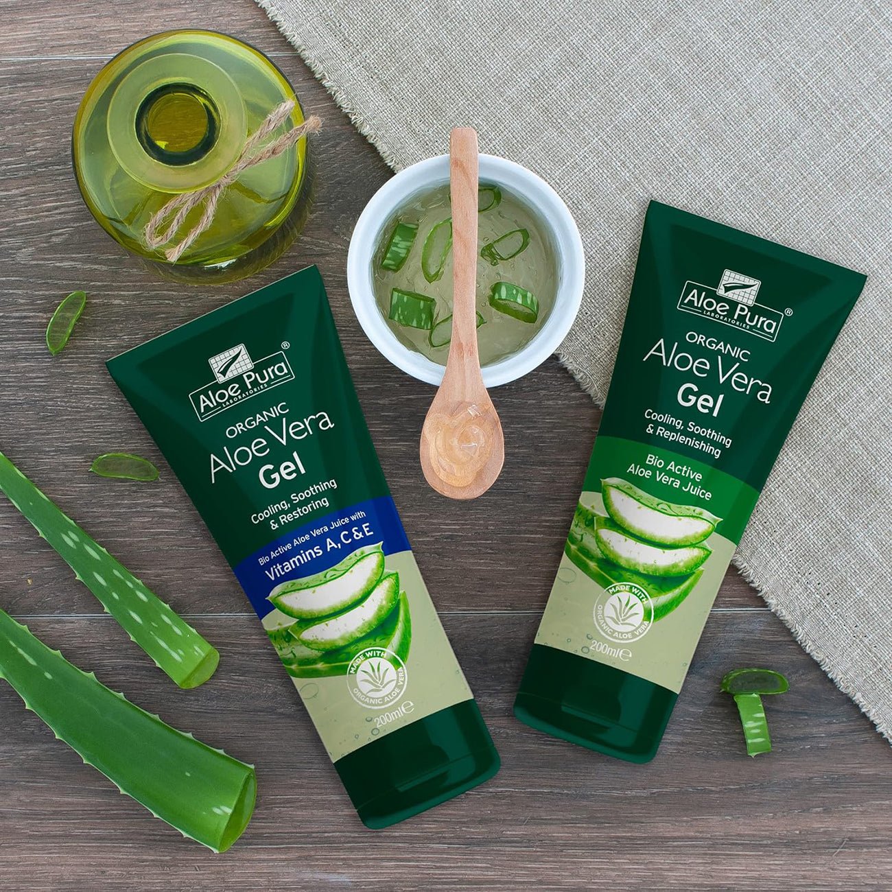 aloe vera plant vitamins Aloe Vera Gel & Vitamin A C & E 200ml