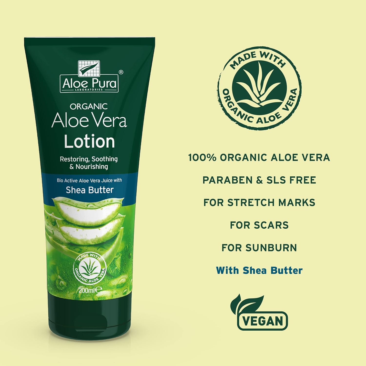 Aloe Vera Nutritious Lotion 200ml - Aloe Pura - Lotion - Eco Natural Products