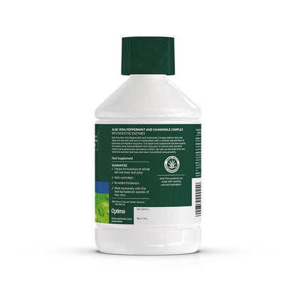 Aloe Vera Peppermint And Chamomile Complex 500ml - Aloe Pura - Liquid Food Supplement - Eco Natural Products
