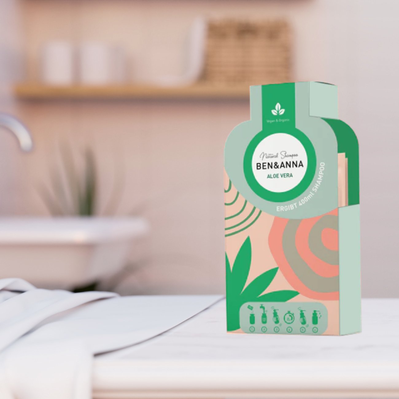 Aloe Vera Shampoo Flakes 2x 20g - Ben & Anna - Shampoo - Eco Natural Products