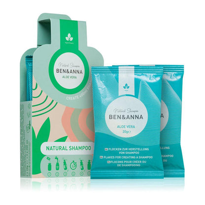 Aloe Vera Shampoo Flakes 2x 20g - Ben & Anna - Shampoo - Eco Natural Products