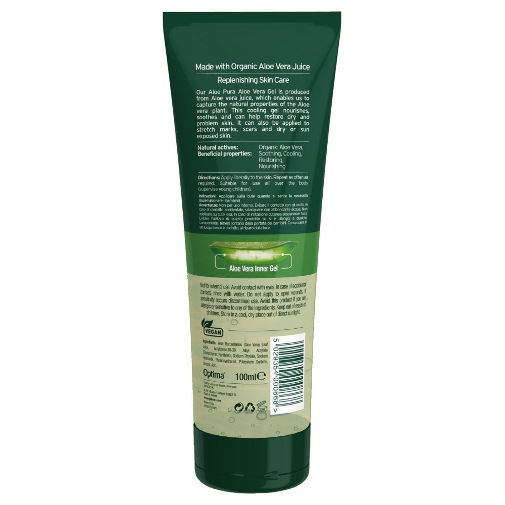 Aloe Vera Skin Gel 100ml - Eco Natural Products - Aloe Pura - Gel