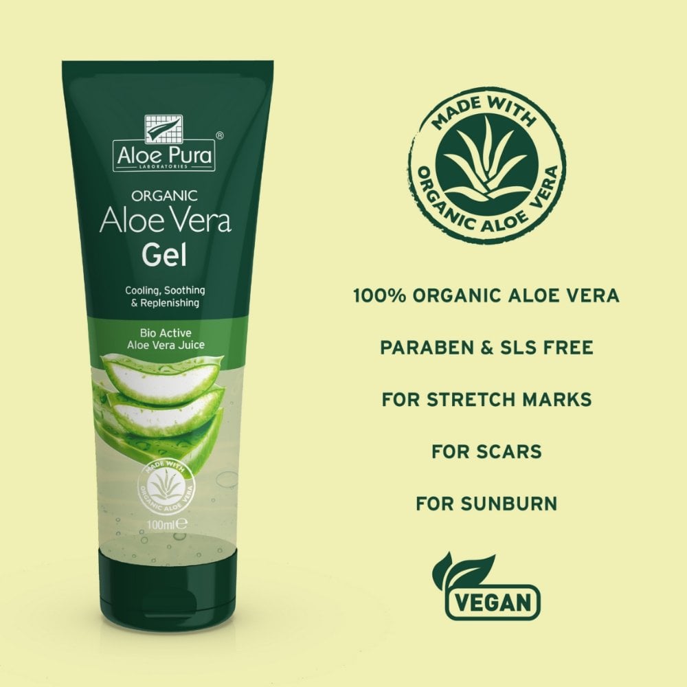 Aloe Vera Skin Gel 100ml - Aloe Pura - Gel - Eco Natural Products