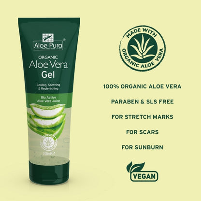 Aloe Vera Skin Gel 100ml - Aloe Pura - Gel - Eco Natural Products