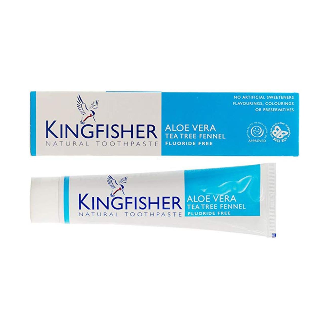 Aloe Vera Tea Tree Fennel Toothpaste 100ml - Kingfisher - Toothpaste - Eco Natural Products