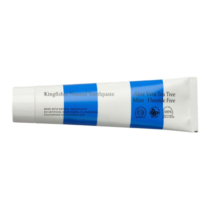 Aloe Vera TeaTree Mint Toothpaste 100ml - Kingfisher - Toothpaste - Eco Natural Products