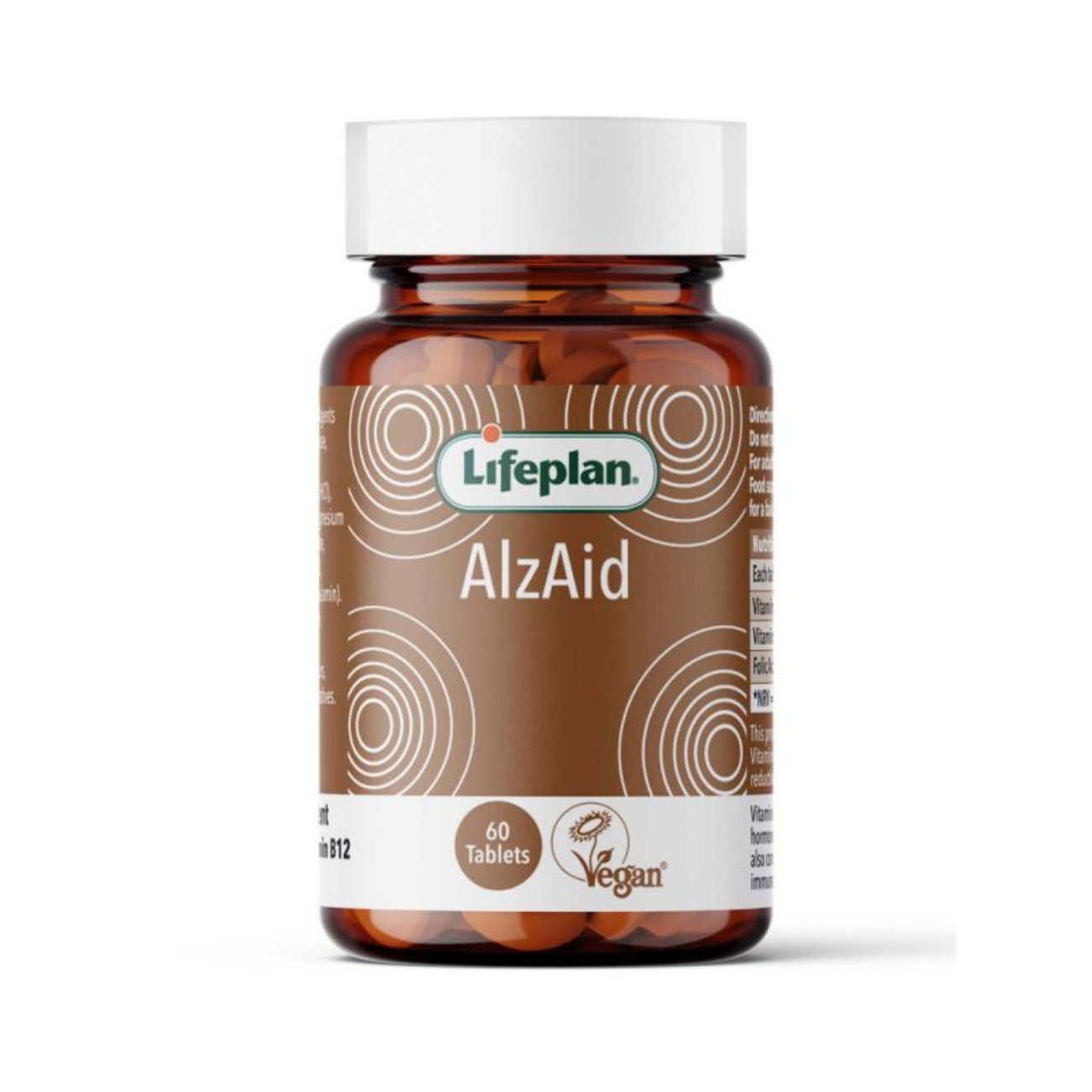 AlzAid 60 Tablets - Lifeplan - Vitamins & Supplements - Eco Natural Products