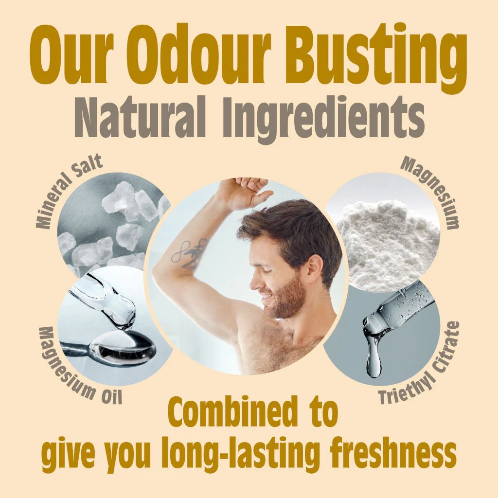 Amber and Sandalwood Deodorant Spray 100g - Salt Of the Earth - Deodorants - Eco Natural Products