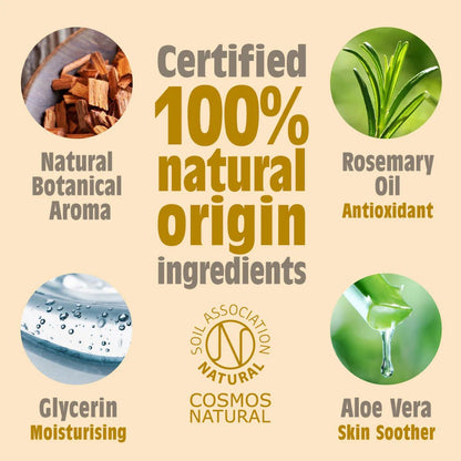 Amber and Sandalwood Roll - On Deodorant 75g - Salt Of the Earth - Deodorants - Eco Natural Products