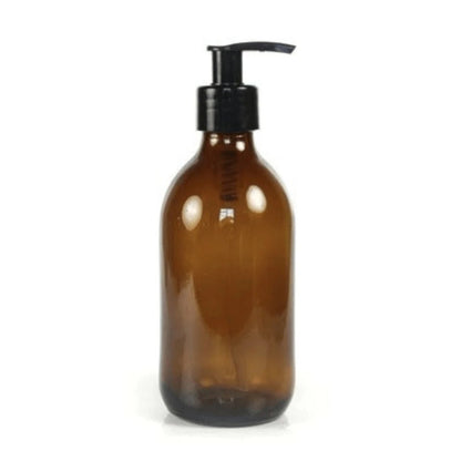 Amber Glass Pump Bottle 250ml - Acala - Storage & Organization - Eco Natural Products