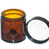 Amber Jar with Lid 120ml - Eco Natural Products - Amour Natural - Empty Jar