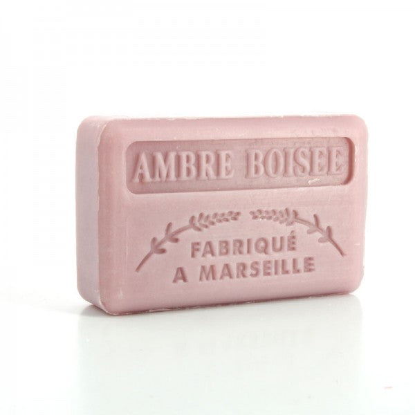 French Marseille Soap Ambre Boisee (Woody Amber) 125g