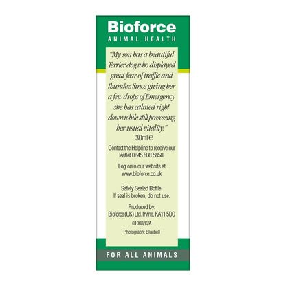 Animal Essence Emergency 30ml - BioForce - Animal Essence - Eco Natural Products