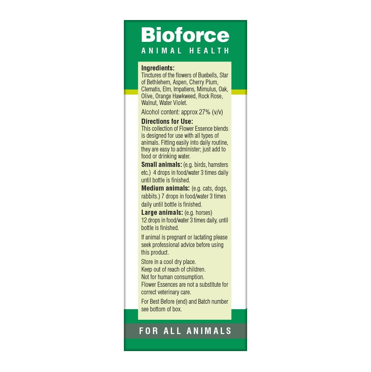 Animal Essence Emergency 30ml - BioForce - Animal Essence - Eco Natural Products