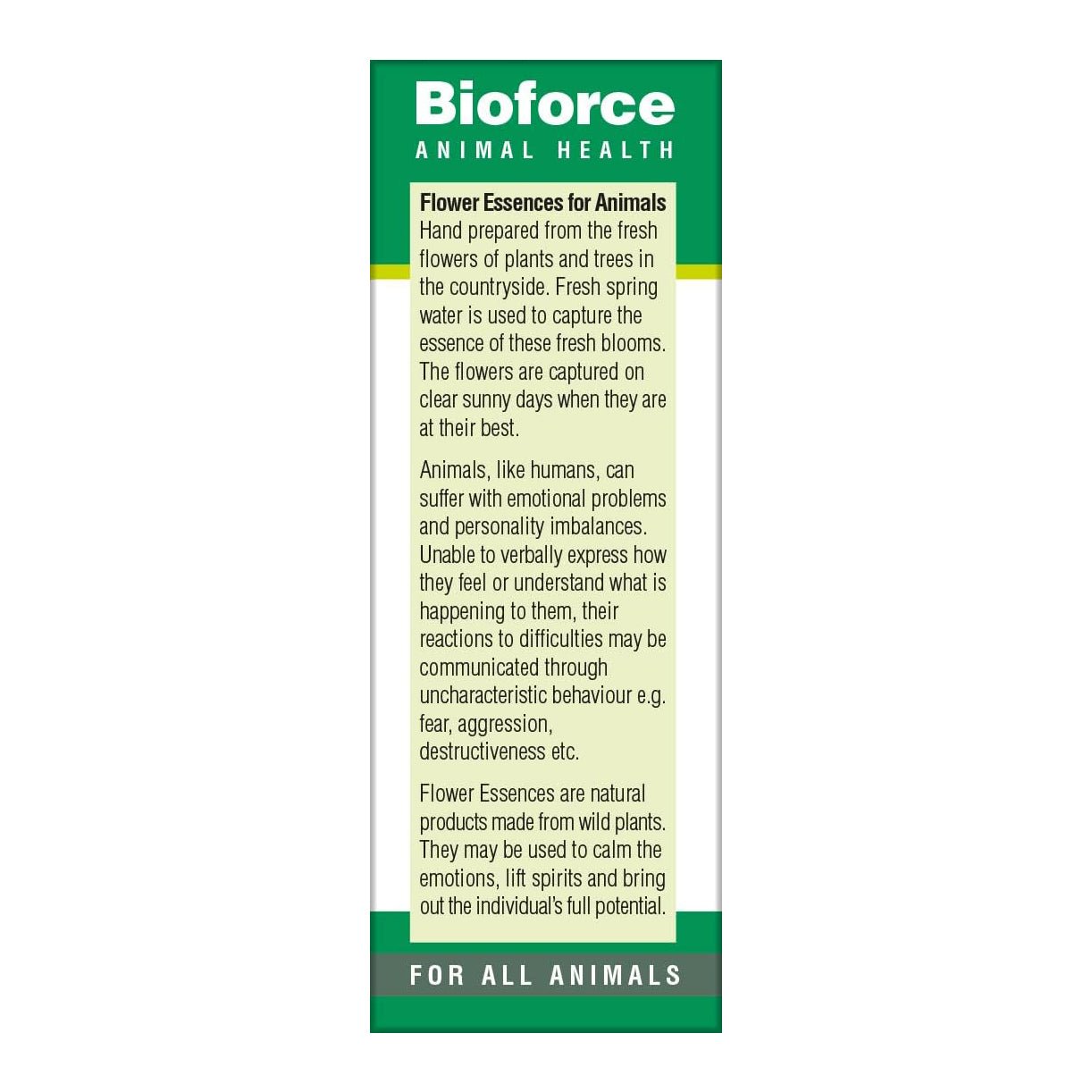 Animal Essence Highly Strung 30ml - BioForce - Animal Essence - Eco Natural Products