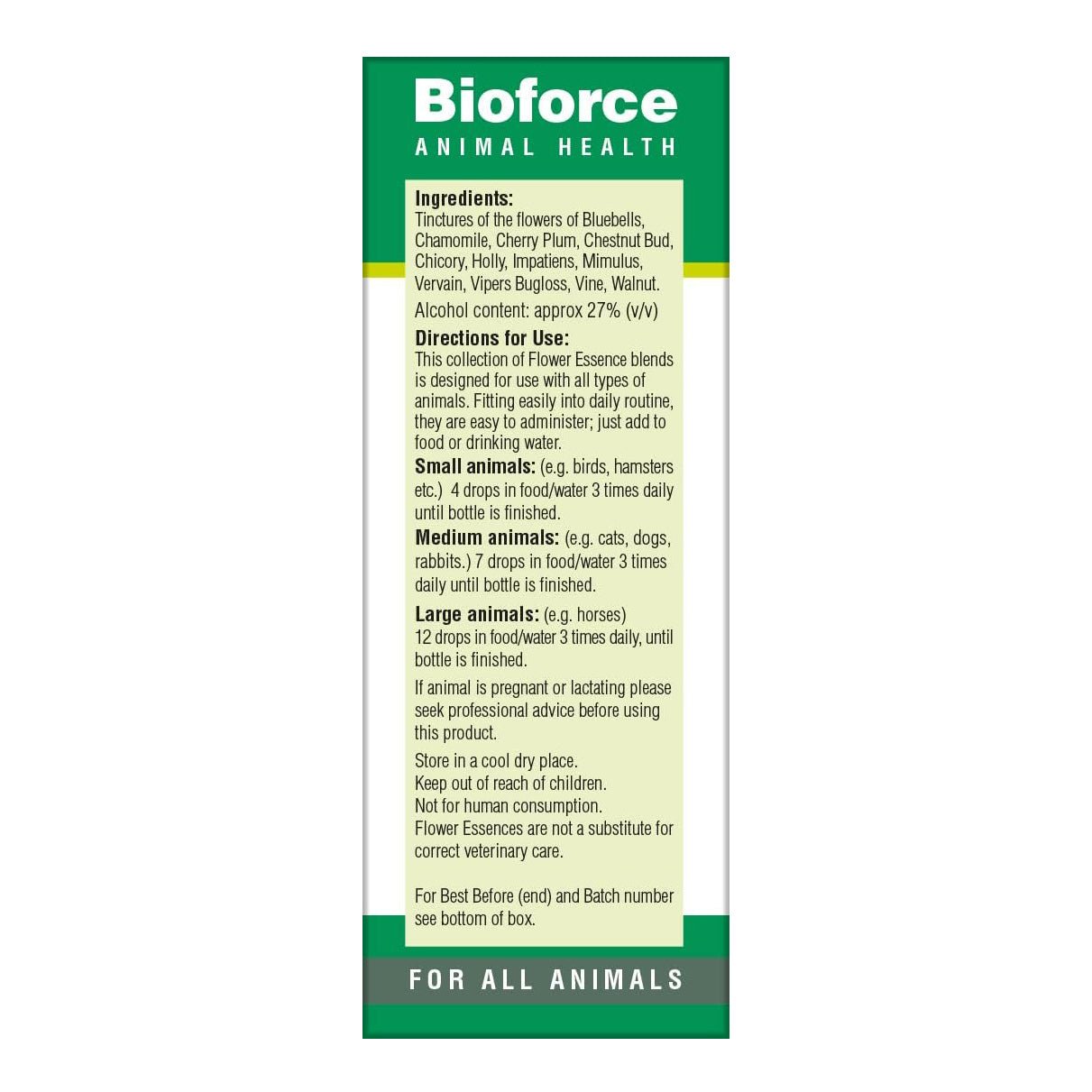 Animal Essence Over Dominant 30ml - BioForce - Animal Essence - Eco Natural Products