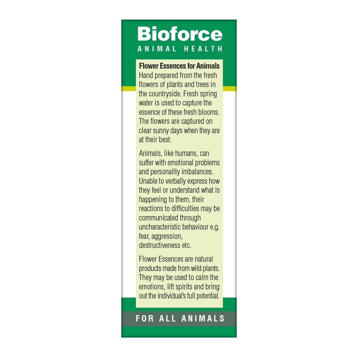 Animal Essence Over Dominant 30ml - BioForce - Animal Essence - Eco Natural Products