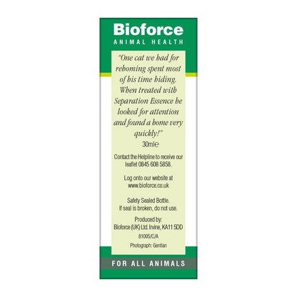 Animal Essence Separation 30ml - BioForce - Animal Essence - Eco Natural Products