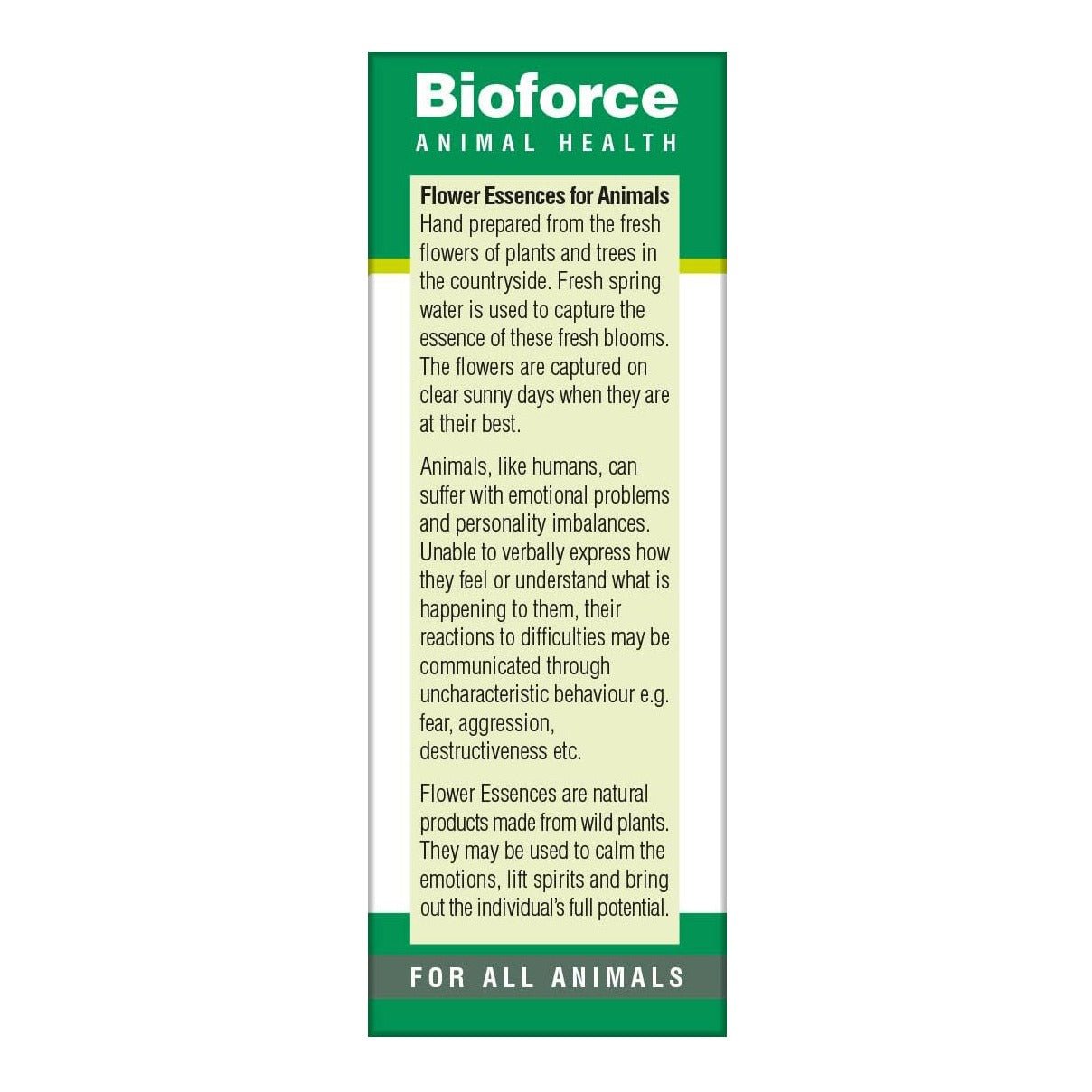 Animal Essence Separation 30ml - Eco Natural Products - BioForce - Animal Essence