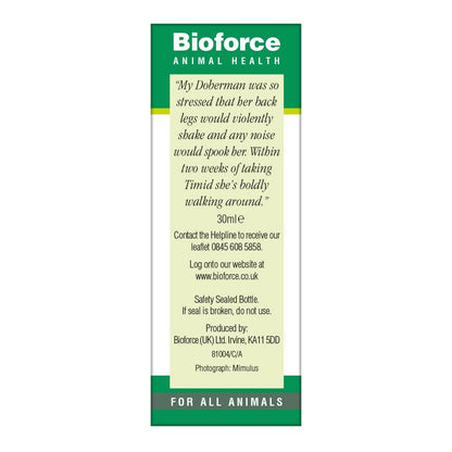 Animal Essence Timid 30ml - BioForce - Animal Essence - Eco Natural Products