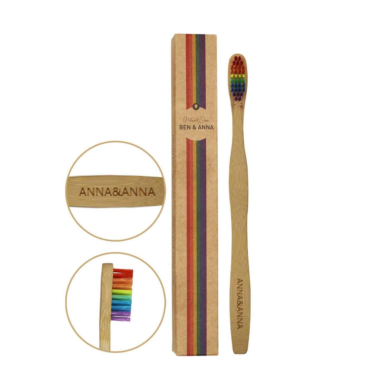 Anna & Anna Equality Bamboo Toothbrush - Ben & Anna - Toothbrush - Eco Natural Products