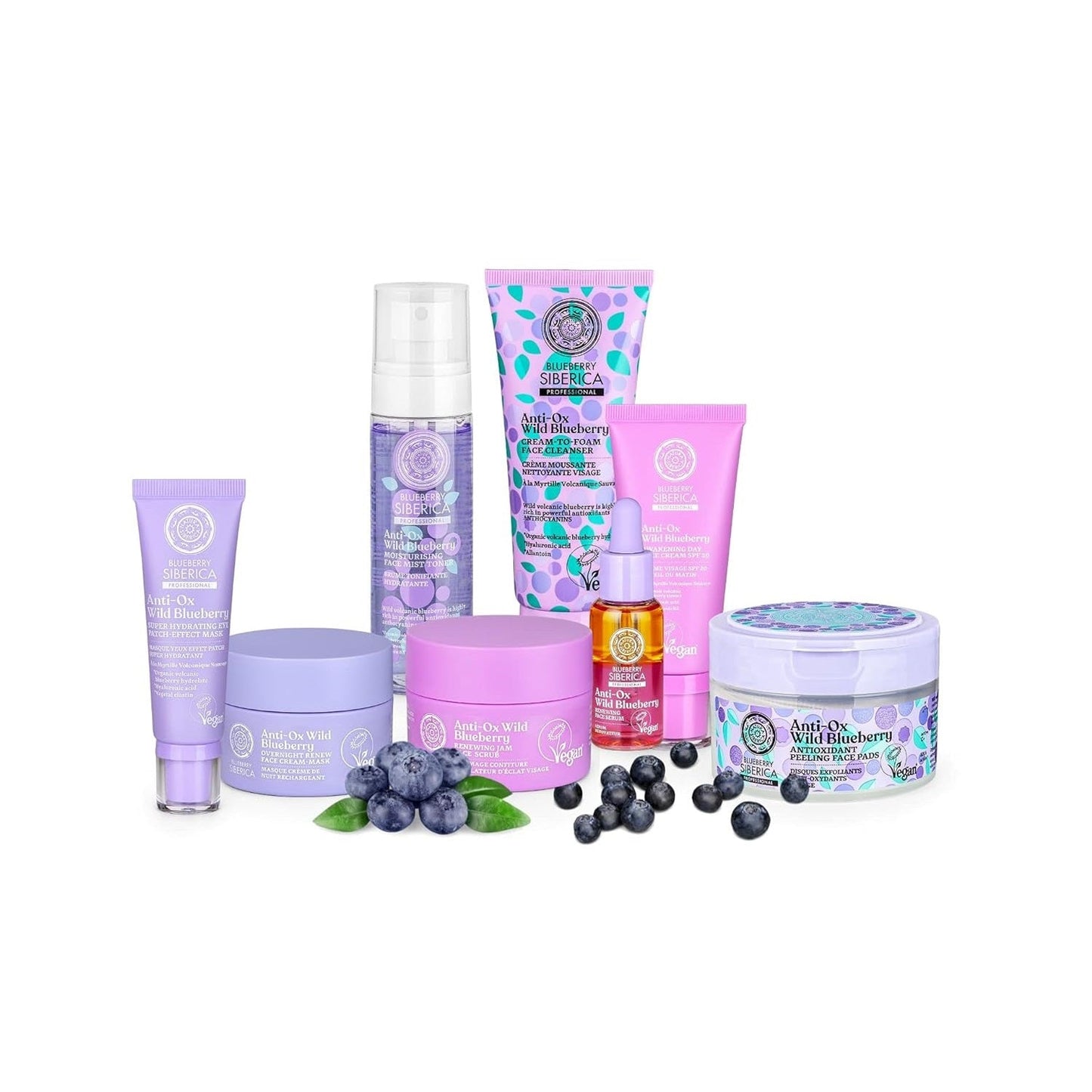 Anti - OX Wild Blueberry Cream Face Cleanser 100ml - Natura Siberica - Face Cleanser - Eco Natural Products